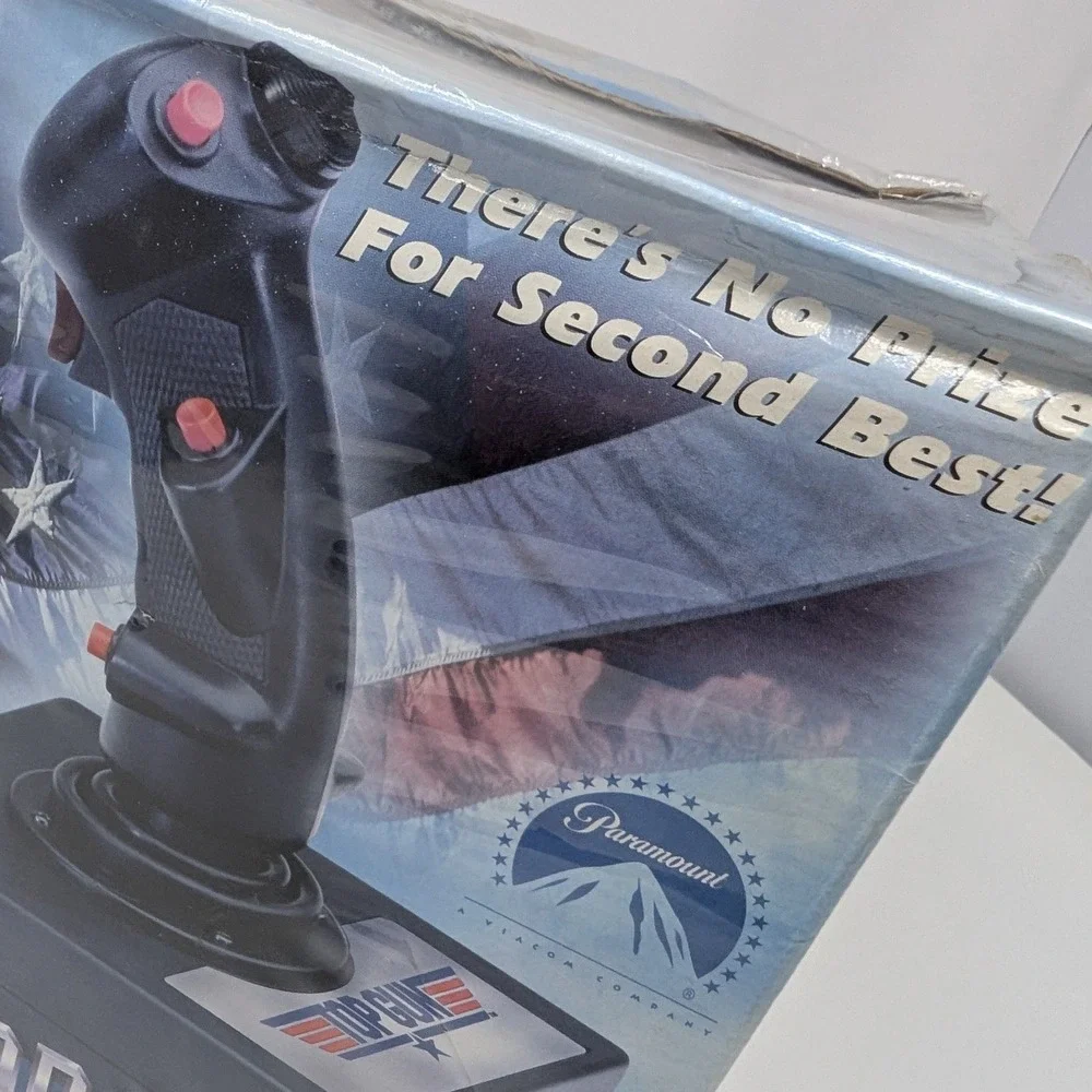 Thrustmaster Top Gun Official vintage 1996 Flight Stick Joystick for PC Unopened
